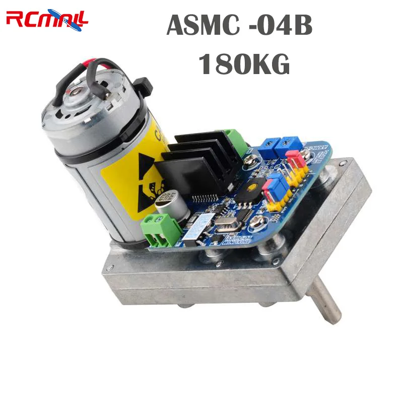 RC servo ASMC-04B 180kg.cm High Power High Torque 12V-24V Large Robotic Manipulator Servo Motor for RC Car Quadcopter Boat