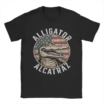 Alligator Alcatraz Cotton T Shirt - 10 colors