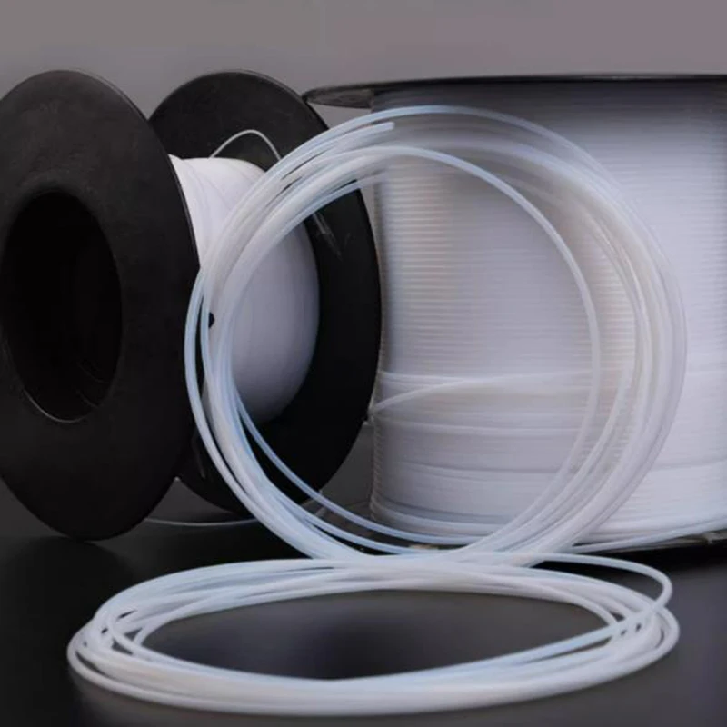 Plastic Tube 1Pcs PTFE Capillary Soft Tube ID 0.3-4mm Filament High Temperature Corrosion Resistance 3D Printer Part