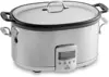 Stainless Steel Electric Slow Cooker 7 Quart, Aluminum Insert, Programmable LCD Screen Digital Timer, SD700350, Silver 1