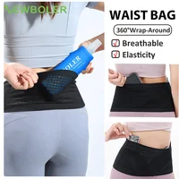 Running Waist Bag Men Women Invisible Elastic  Running Belt Hydration Waist Pack Phone Waist Belt Bag Gym Fitness Marathon 1