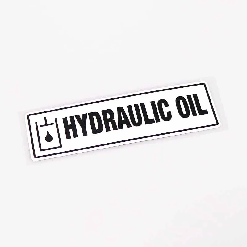 Creative Warning Hydraulic Oil Car Sticker Decal Pvc Decoration 15cm*4cm Car Stickers AliExpress