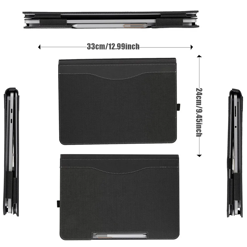 para Microsoft Surface Portátil Studio Tablet 14.4 Polegadas Couro do Plutônio Folio Suporte Capa para Superfície Portátil Studio Sleeve Cases Case - Imagem 3