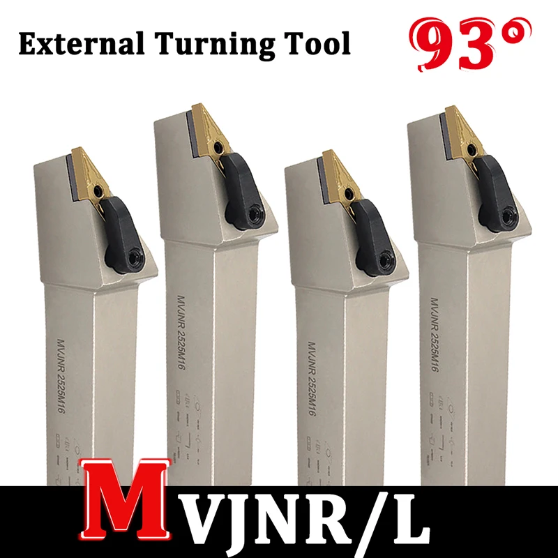 

1PCS MVJNR1616H16 MVJNR2020K16 MVJNR2525M16 MVJNR MVJNL CNC Lathe Cutter External Turning Tools Holder For VNMG Lathe Inserts
