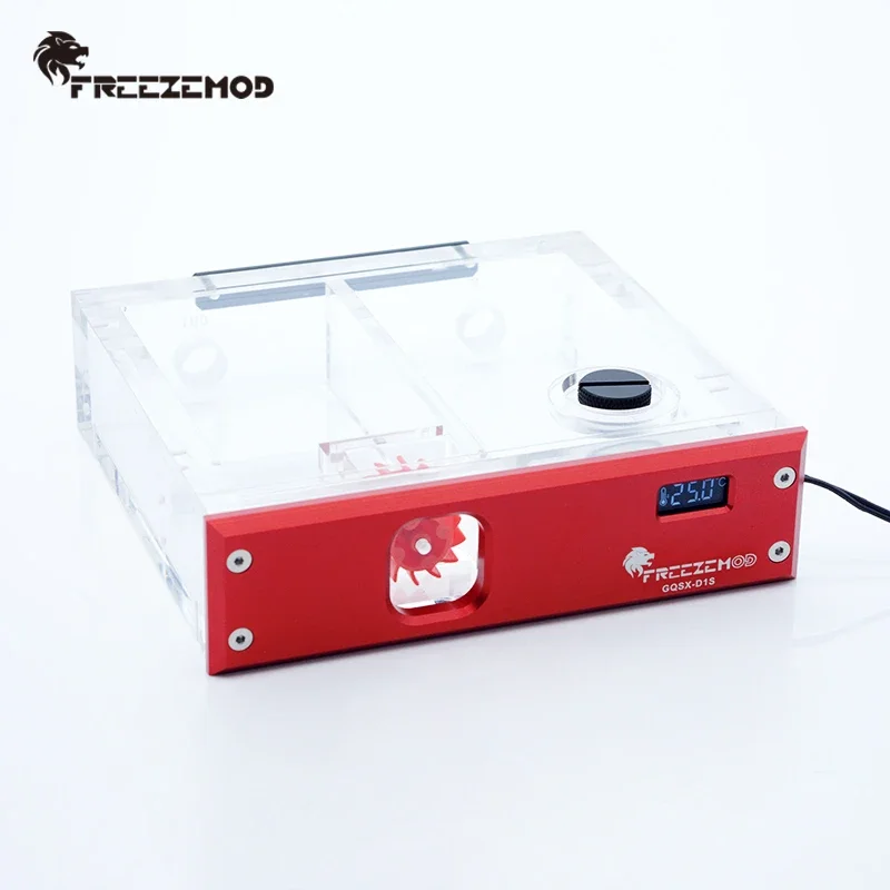 Zemod-refrigerador de Água para Computador Tanque de Água Unidade Óptica Única Painel de Metal va Cristal Líquido Sentido de Temperatura Gqsx-d1s - Imagem 2