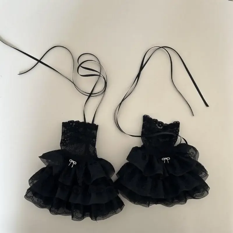 Women's Leg Warmer Fashion Ruffle Lace Leg Warmer Sheer Mesh Leg Socks Sweet Boot Socks Cosplay Costumes Gift