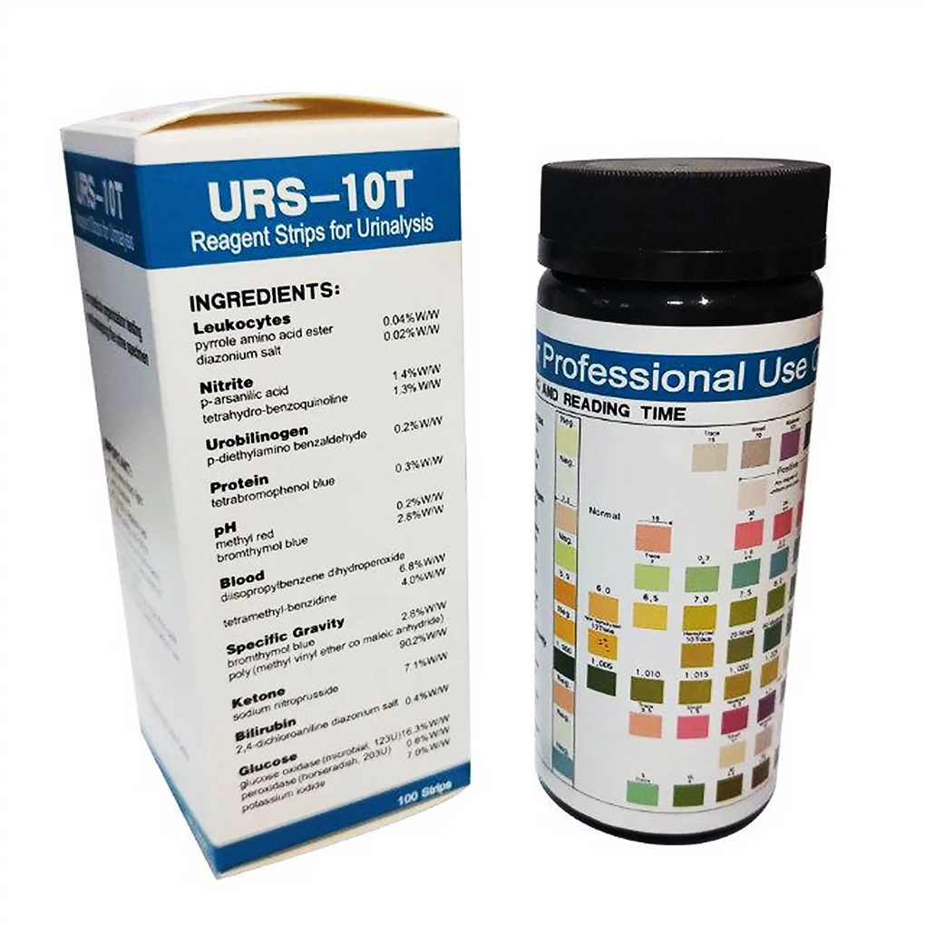 100pcs Urine Test Strips Urinalysis Reagent Paper PH Value Test Stripes