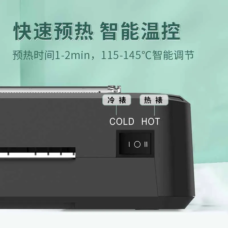 A3/A4 sigillatrice per plastica sicura temperatura costante Multi-specifica foto fredda/calda laminatrice Home Office