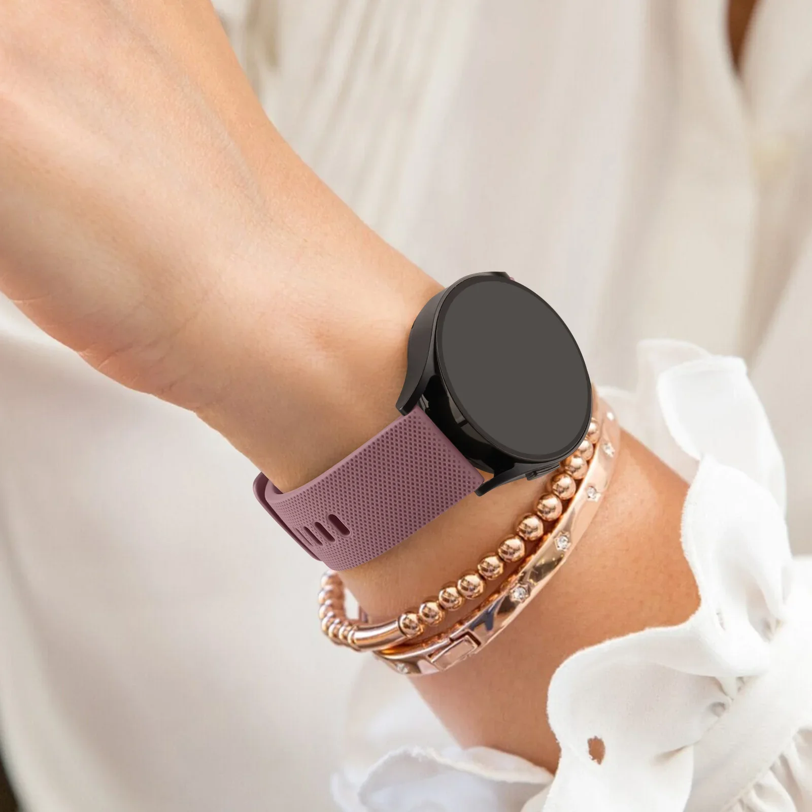 Premium Silicone Watch Strap - 20mm/22mm - Universal Fit