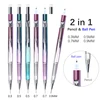 Creative Pencil Ballpoint Pen 2 In 1 Blue Ink 0.3 0.5 0.7 0.9mm Mechanical Pencil Multi Functional Writing Stationery Supplies 1