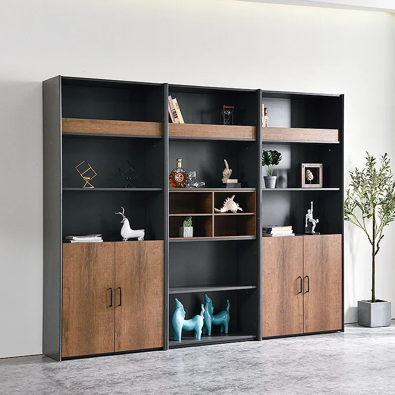 shelves doors filing cabinet display organizer nordic designer tall office cupboards stand large comodas con cajones furniture Wooded Stand Filing Cabinet Shelves Modern Vertical Tall Organizer Office Cupboards Rangement Desk Cajonera Modular Furniture