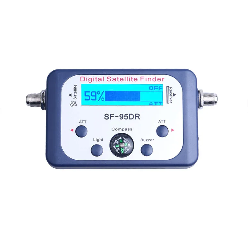 LCD Display Digital Satellite Finder SF-95DR Meter Satlink Receptor TV Signal Receiver Sat Decoder Satfinder Compass FTA TV BOX