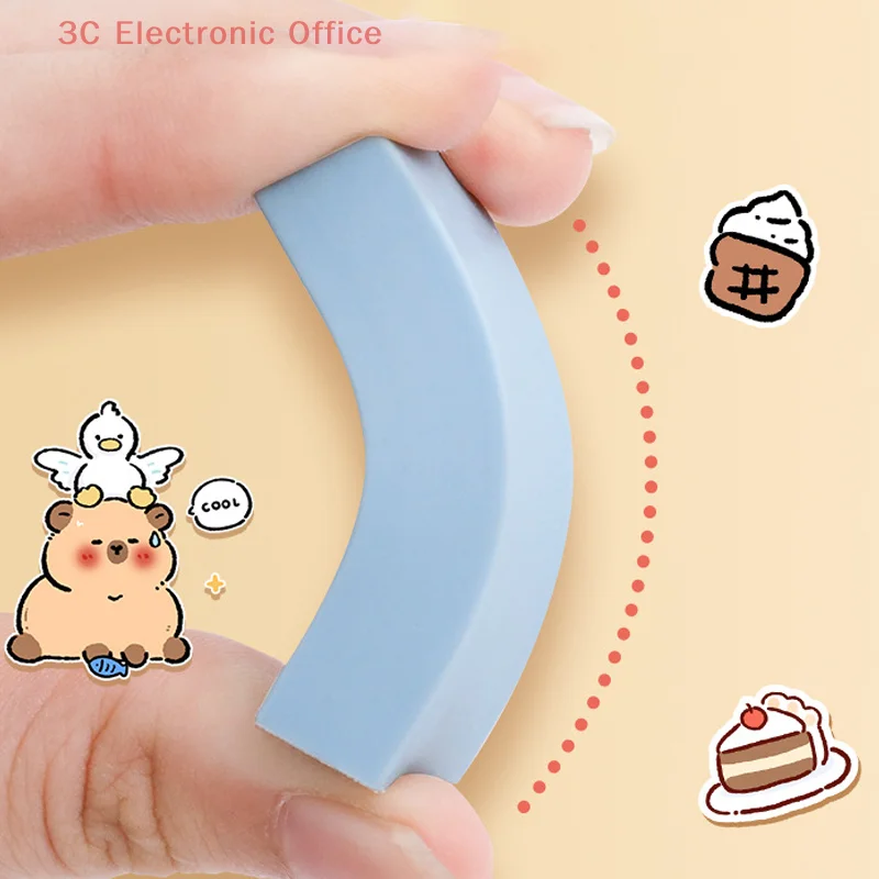 Pcs 매력적인 카피바라 디자인 지우개, 카와이 연필 지우개, 학생에게 완벽한..