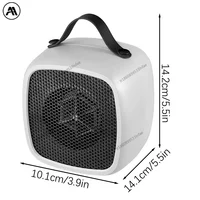 Компактный настенный обогреватель, беспроводной портативный и подключаемый модуль с постоянным контролем температуры — изображение 6