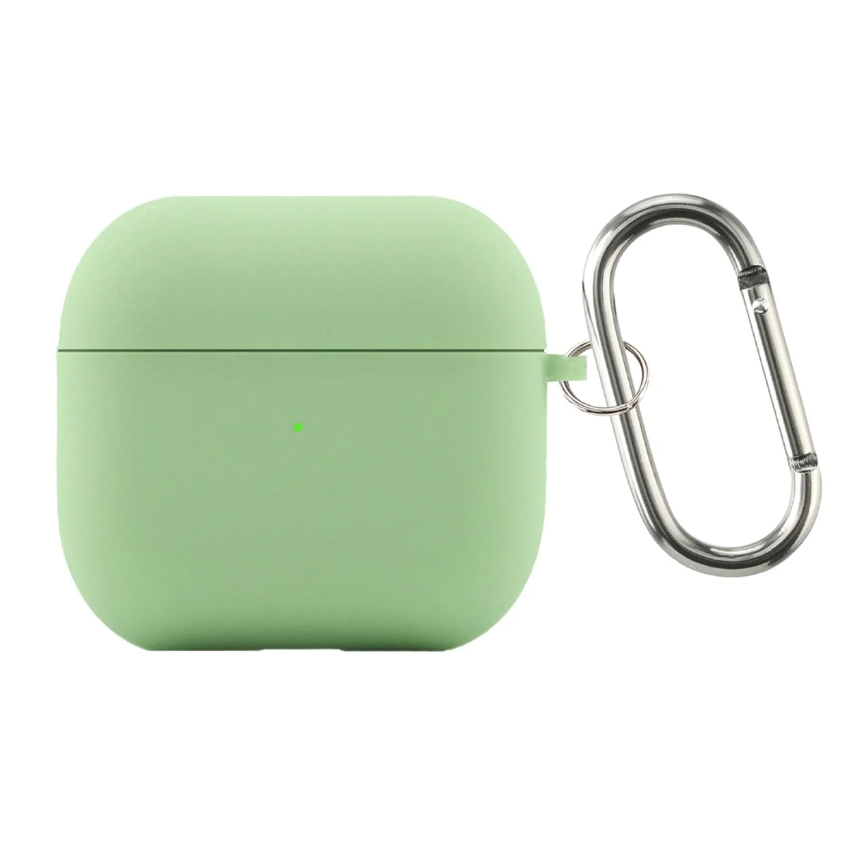 Flocking Silicone Bluetooth Headphone Case with Metal Buckle - Wireless Charging Compatible Cover
