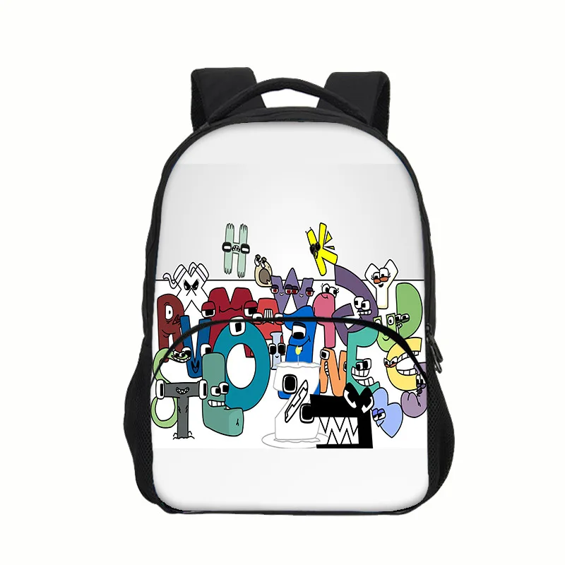 16inch Alphabet Lore Letter Legend School Bag Backpack Elementary School Students Kindergarten Backpack Kids Waterproof Knapsack 5