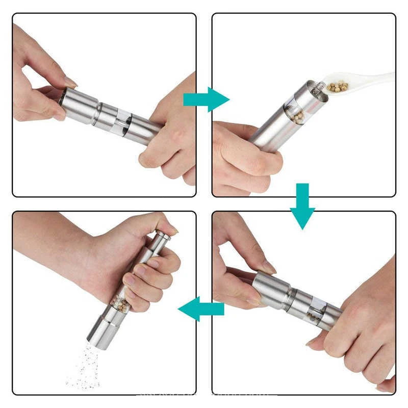 Electric pepper grinder, spice grinder, automatic pepper grinding bottle, kitchen artifact, small tool, popular item