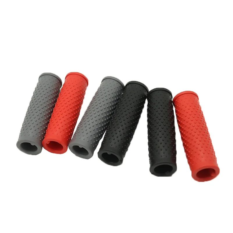 Black Non-Slip Rubber Handlebar Grips