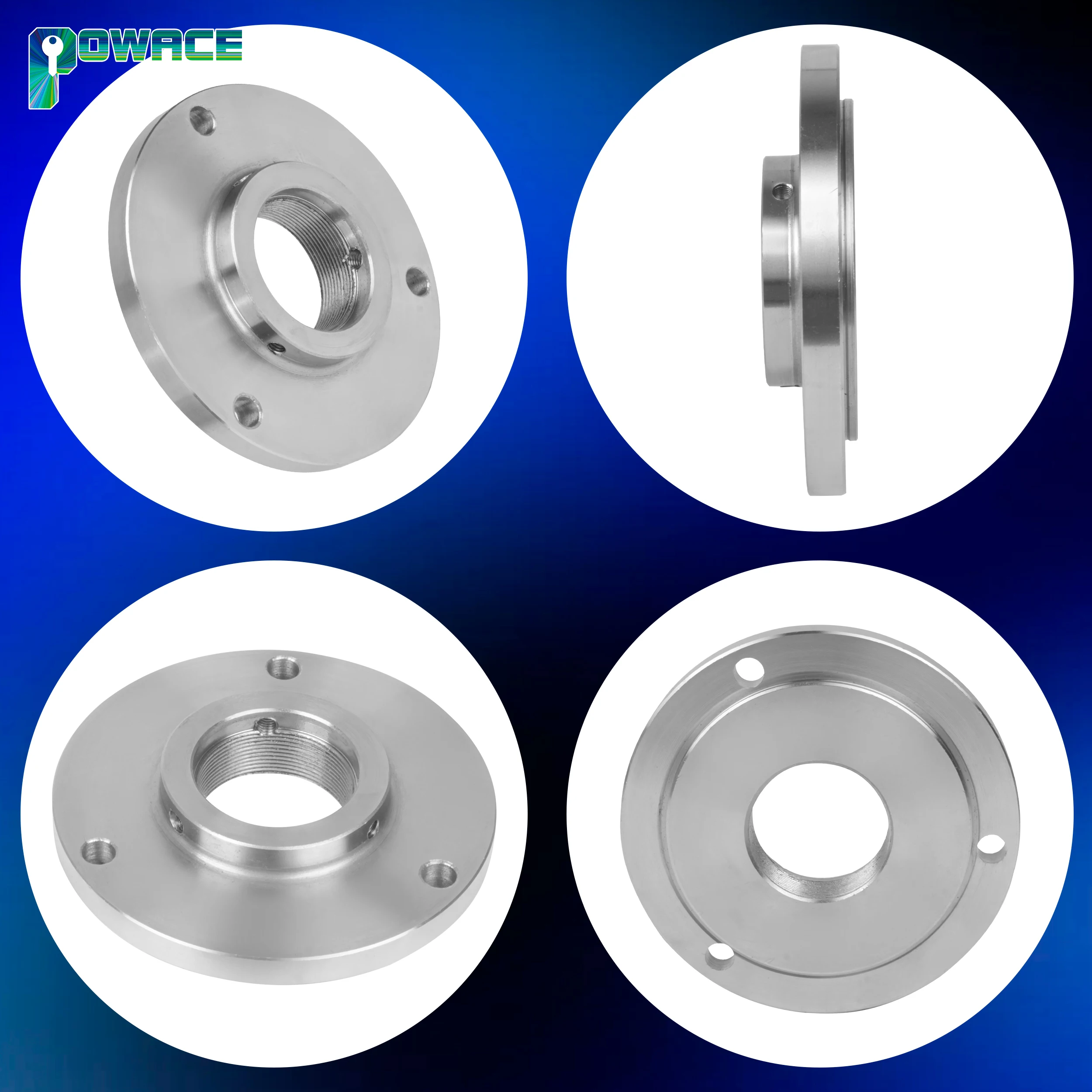 125mm 원형 플랜지 선반 메인 샤프트 스핀들 플랜지 CD210V MV 210V WM 210V 액세서리 선반 예비 부품 도구