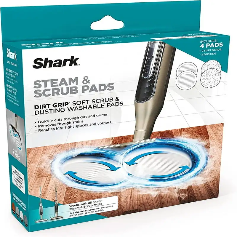 

Steam & Scrub Dirt Grip® Soft Scrub & Dusting Washable Pads XKITP7000D, Compatible with S7000 ® Steam & Scrub Robot Floor Robo