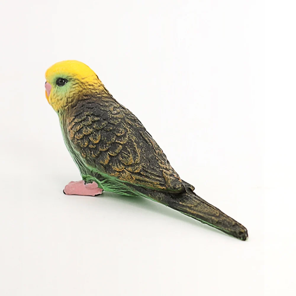 Creative Simulation Parrot Parakeet Miniature Landscape Ornament Animal Model Lawn Figurine Photography Props