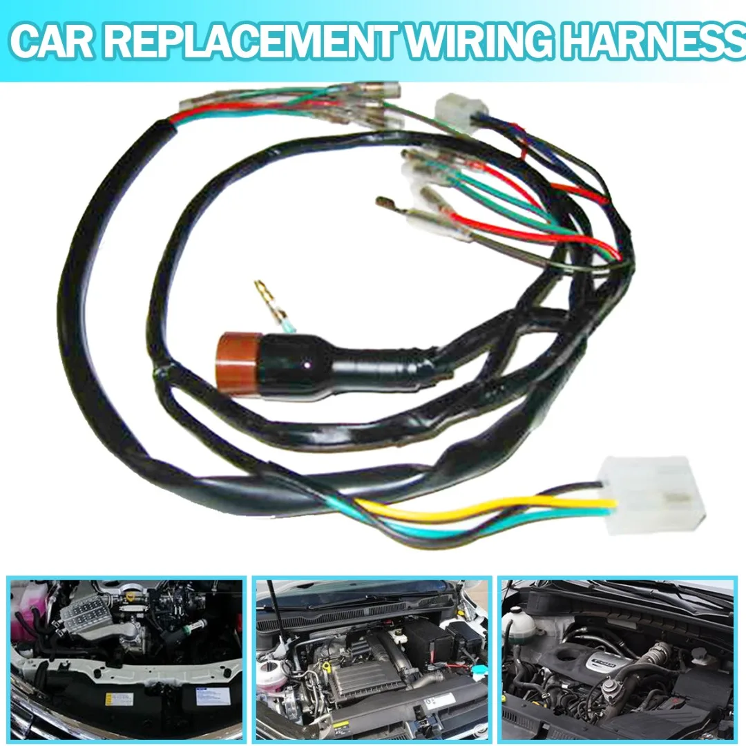 

MAYITR 1pc Durable Wiring Harness High Performance Bikes Cord Replacement Parts Fit For Honda CT70 K0 / HK0 1969-1971