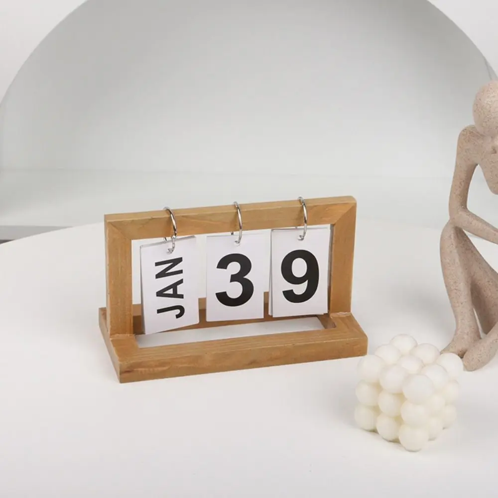 Mini Calendario da Tavolo per Soggiorno, Decorazione Creativa per Ufficio, Divertente Modello di Calendario da Scrivania - immagine 6