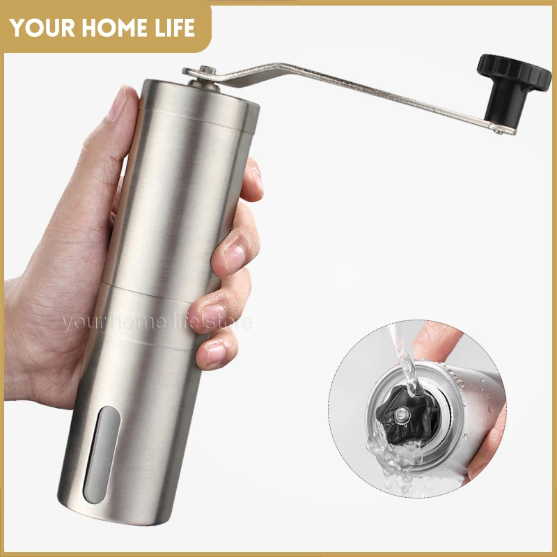 Burr Hand Coffee Grinder | Stainless Steel Portable