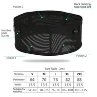Large Capacity Multi-Functional Sports Fanny Pack Running Bag Elastic Mesh Mobile Phone Bag Cycling Mountain Kettle Bag 2