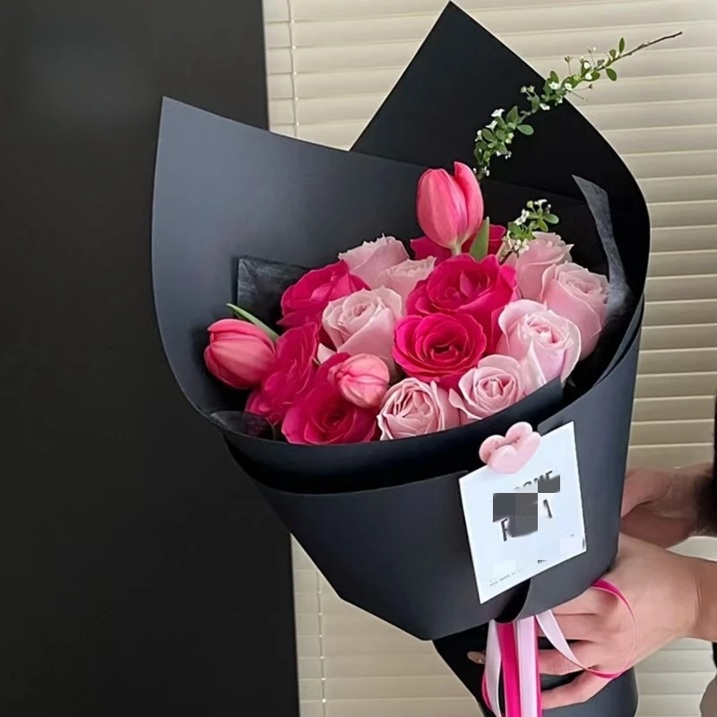 30cm 검정색 크라프트지, 선물 포장, 공예품, 상자 포장, 파티 장식 및 휴대용 용도에 이상적, 고급 내구성 소재