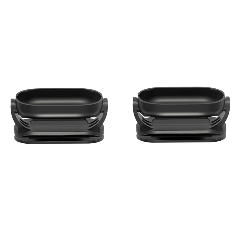 2 Pcs Cap Easy Clip Mount Hat Clip Morsetto A Sgancio Rapido Telaio Magnetico Supporto Fisso Pc Nero + Abs Per Insta360 Go 3
