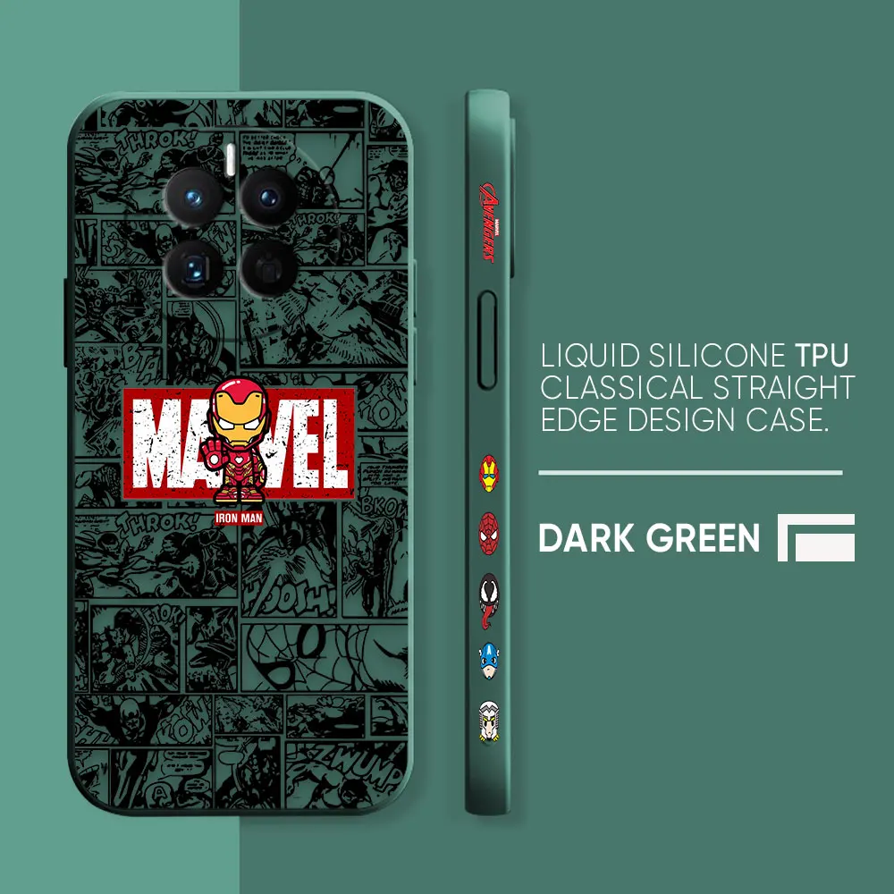 thumbnail image 1 of Phone Case For Huawei MATE 10 20 20X 30 40 50 P20 P30 P40 P50 10 PRO PLUS Case Funda Cqoue Shell Marvel Iron Spider-Man Comics, 1 of 5