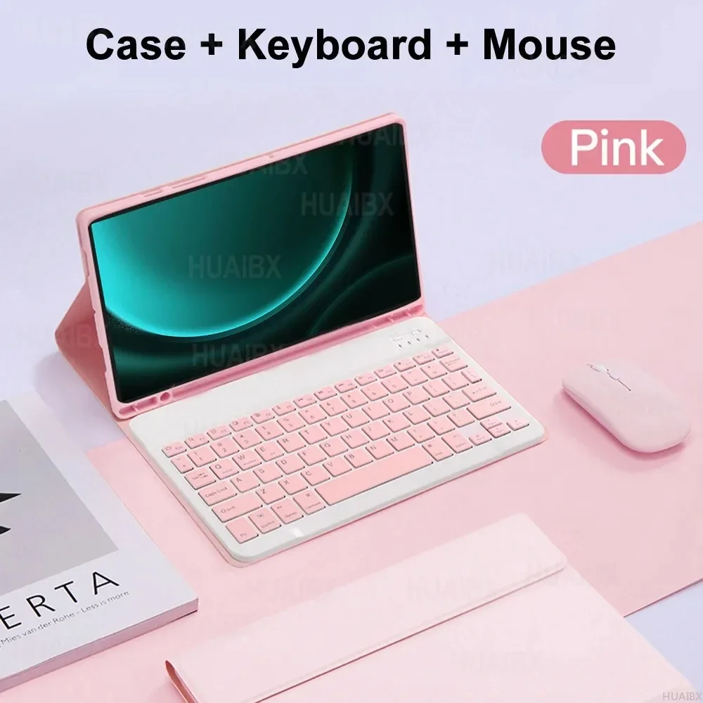 Premium Detachable Bluetooth Keyboard Case - 8.7 Inch Tablet Cover