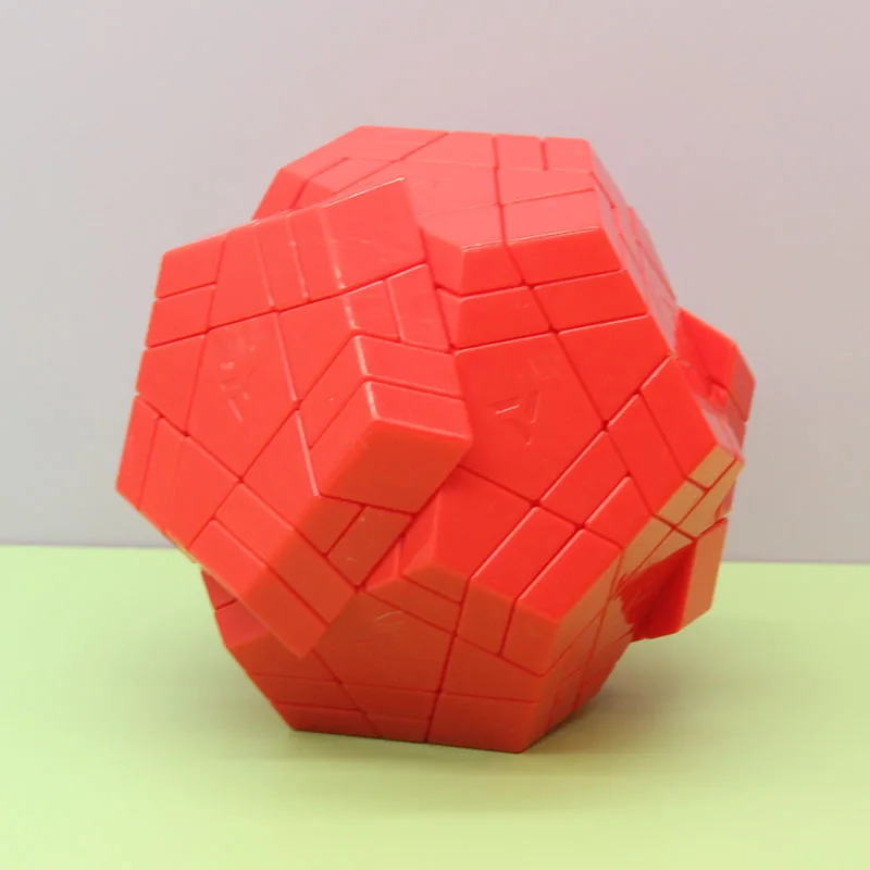 AJ Red Split Megaminxeds Magic Cube Dodecahedron Professional Neo Speed Twisty Puzzle Brain Teasers Antistress Educational Toys 6