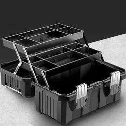 Tool Organizer Storage Box Waterproof Plastic Tackle Box System Professional Suitcase Tool Box for Mechanic Motorcycle Garage