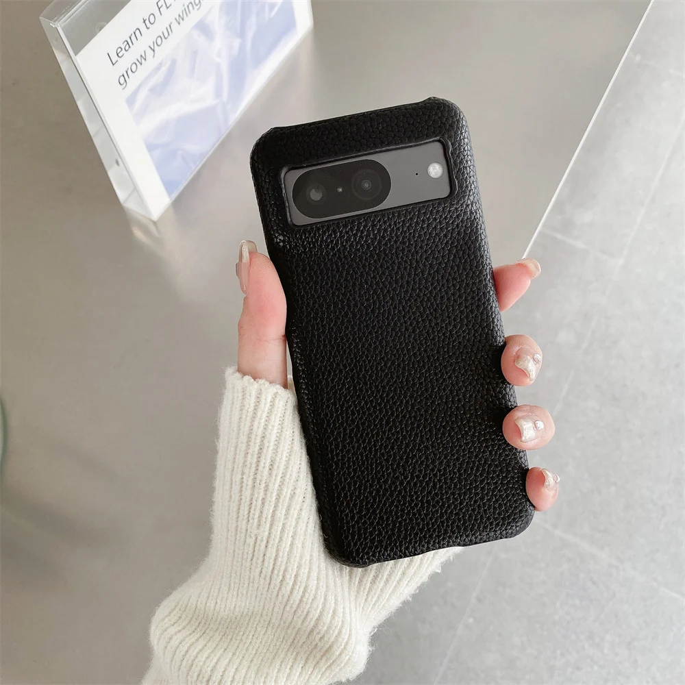 Luxury Leather Lichee Pattern Shockproof Ultra Slim Phone Case