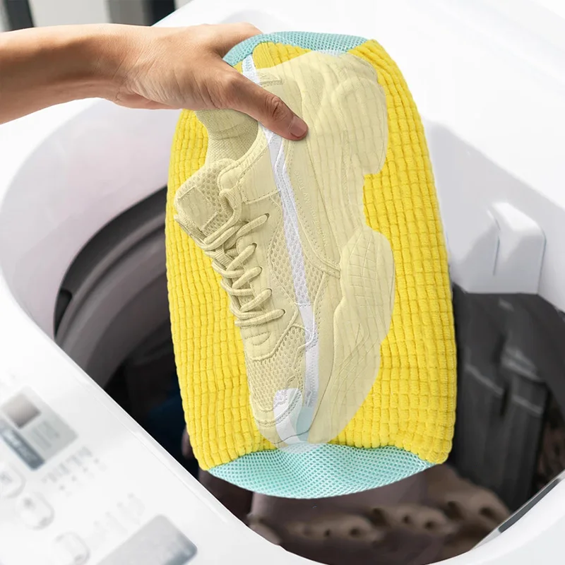 Laundry machine special lazy people god home shoes bag shoes anti-deformation high efficiency washing care Thickening Reusable 6