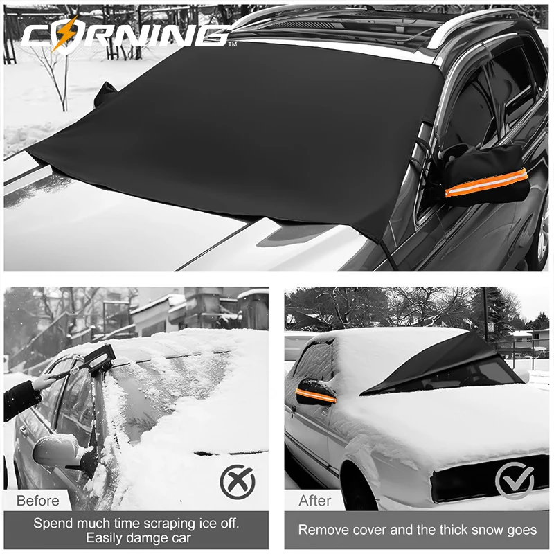 Car Exterior Cover Covers Snow Windshield Protective Vehicles