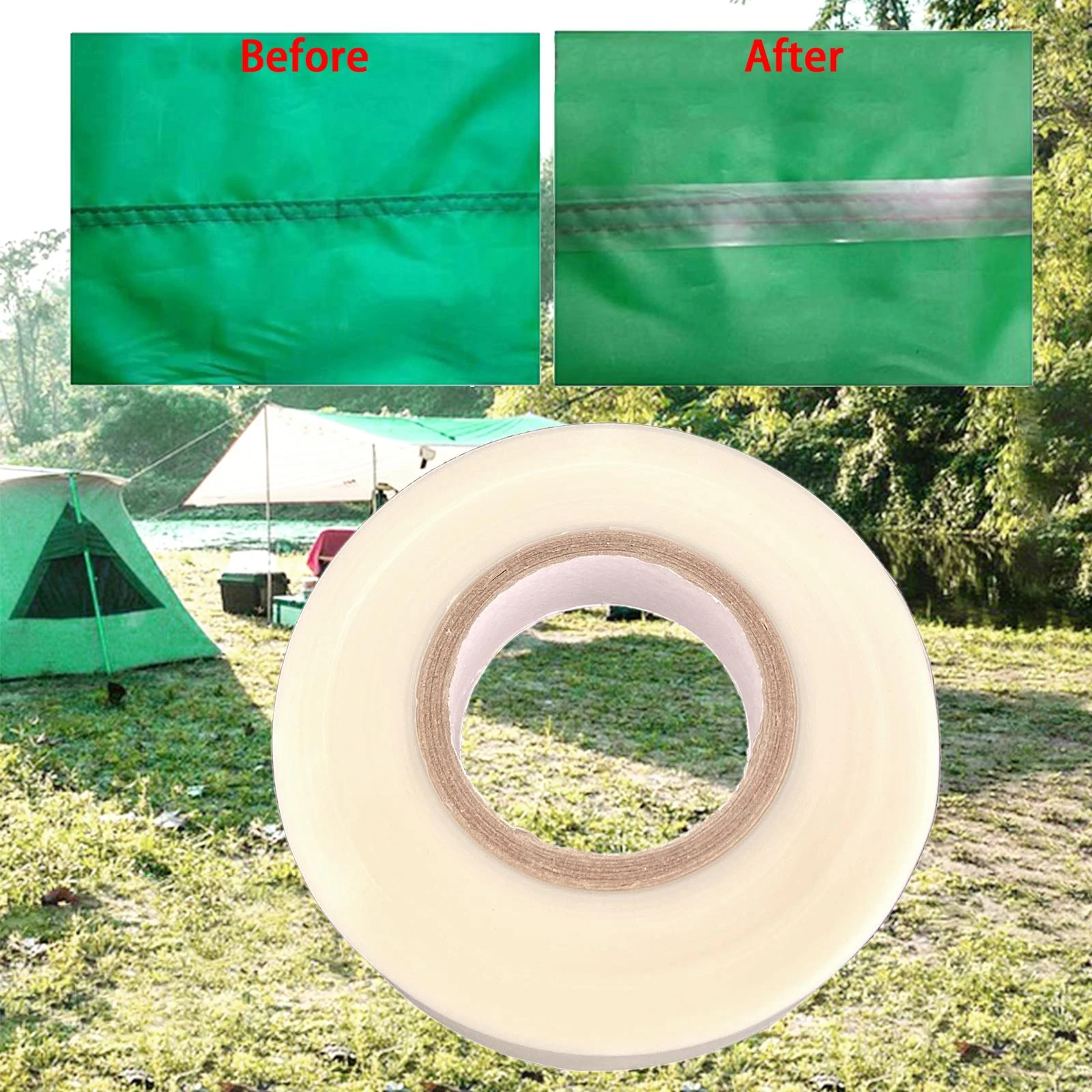 Theoretisch snelheid Augment 50/100m Seam Sealing Tape Repair Tape Tenacious Iron On Hot Melt Sealant  Waterproof Sealant Caulk Strip For Fabric Clothing Tent - Tent Accessories  - AliExpress