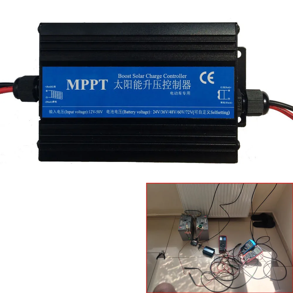 300w Mppt 24v/36v/48v/60v/72v Solar Boost Charge Controller Electric