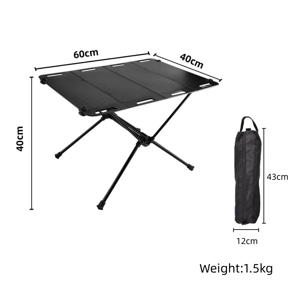 Tryhomy Outdoor Klapptisch Camping Aluminium legierung Tisch tragbare Grill Picknick Schreibtisch leichte taktische Tisch neu