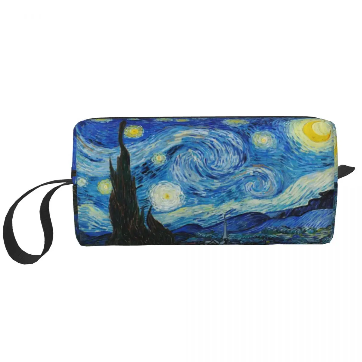

Vincent Van Gogh Starry Night Cosmetic Bag Women Large Capacity Oil Painting Art Makeup Case Beauty Storage Toiletry Bags