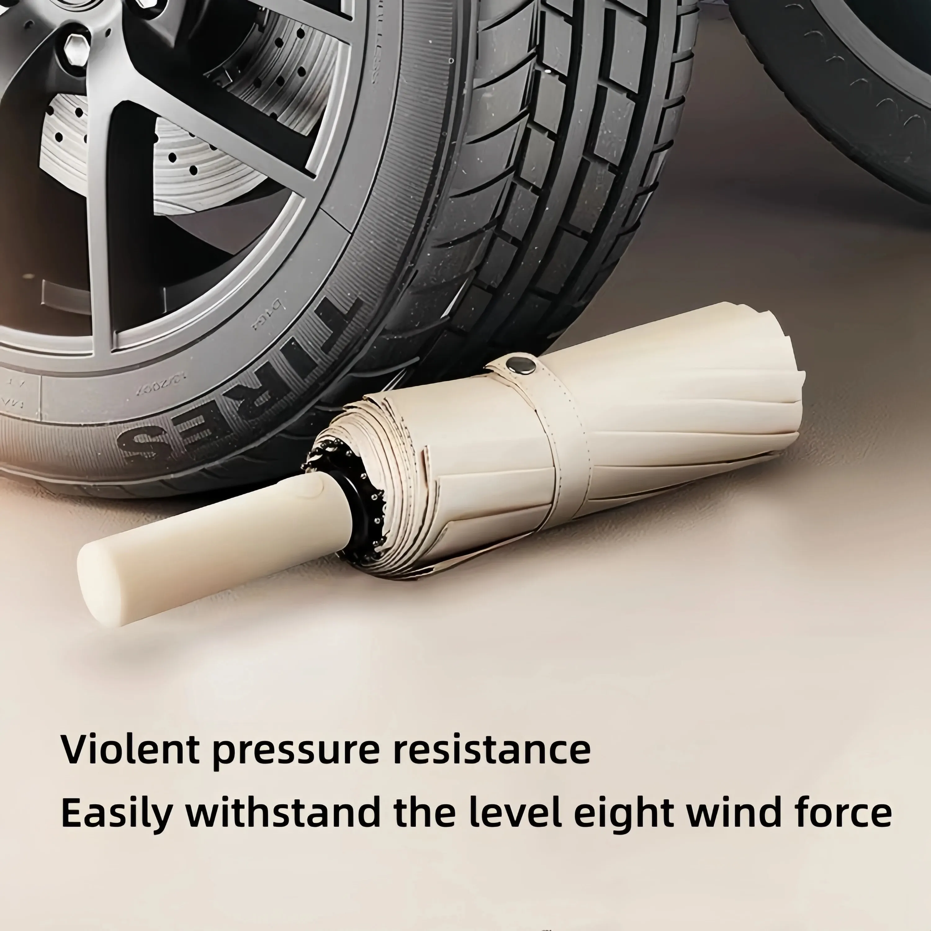 Wind Resistant Umbrella 12K Ribs Fully-automatic Folding 108cm Diameter Business Outdoor Travel UV Parasol and Rain wind resistant umbrella