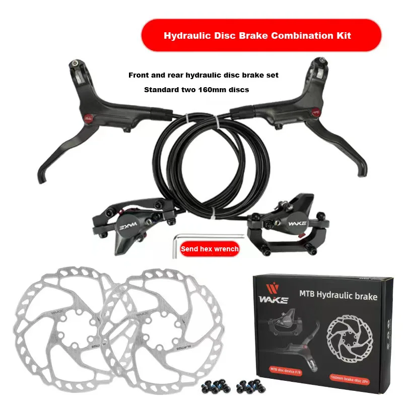 Freno A Disco Dell'Olio Per Mountain Bike, Freno A Disco Idraulico, Freno A Disco A Doppio Freno, Disco A Trazione Lineare, Accessori Per L'Equitazion