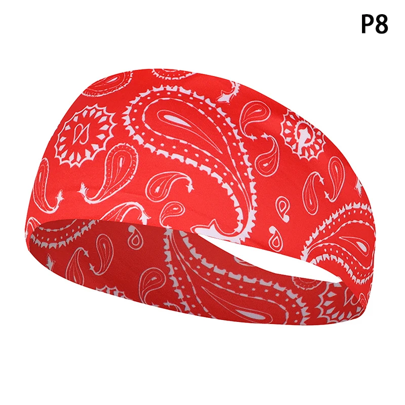 Sports Headbands Sports Hair Bands Elastic Yoga Hairbands Absorbing Sweat Headband Women Men Running Fitness Turban Outdoor Gym Head Wrap Bandana