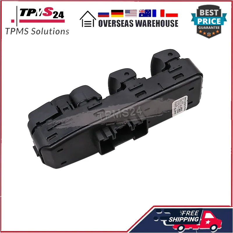 

23308155 Left Driver Front Window Master Switch Control For BUICK ENCLAVE CHEVROLET BOLT EV EQUINOX TRAVERSE VOLT GMC TERRAIN