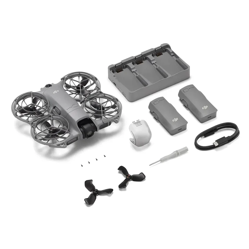 Drone com Câmera DJI Neo 2 Follow Me, Imagem de Alta Qualidade 4K, Design Leve e Portátil com Protetores de Hélice de Cobertura Total 8