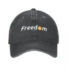 Bitcoin Freedom Denim Baseball Cap Adjustable Hats Women Men Crypto Btc Blockchain Cap Spring Autumn Classic Casquette Gorras 1