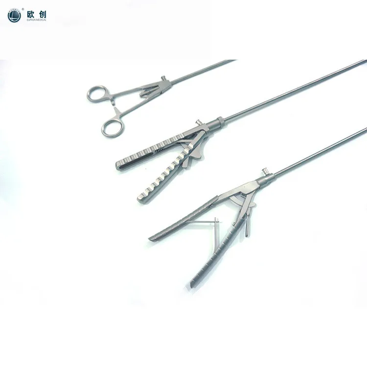 

Euprun Laparoscopic needle holder V Shaped Needle Holder Forceps with High temperature resistance