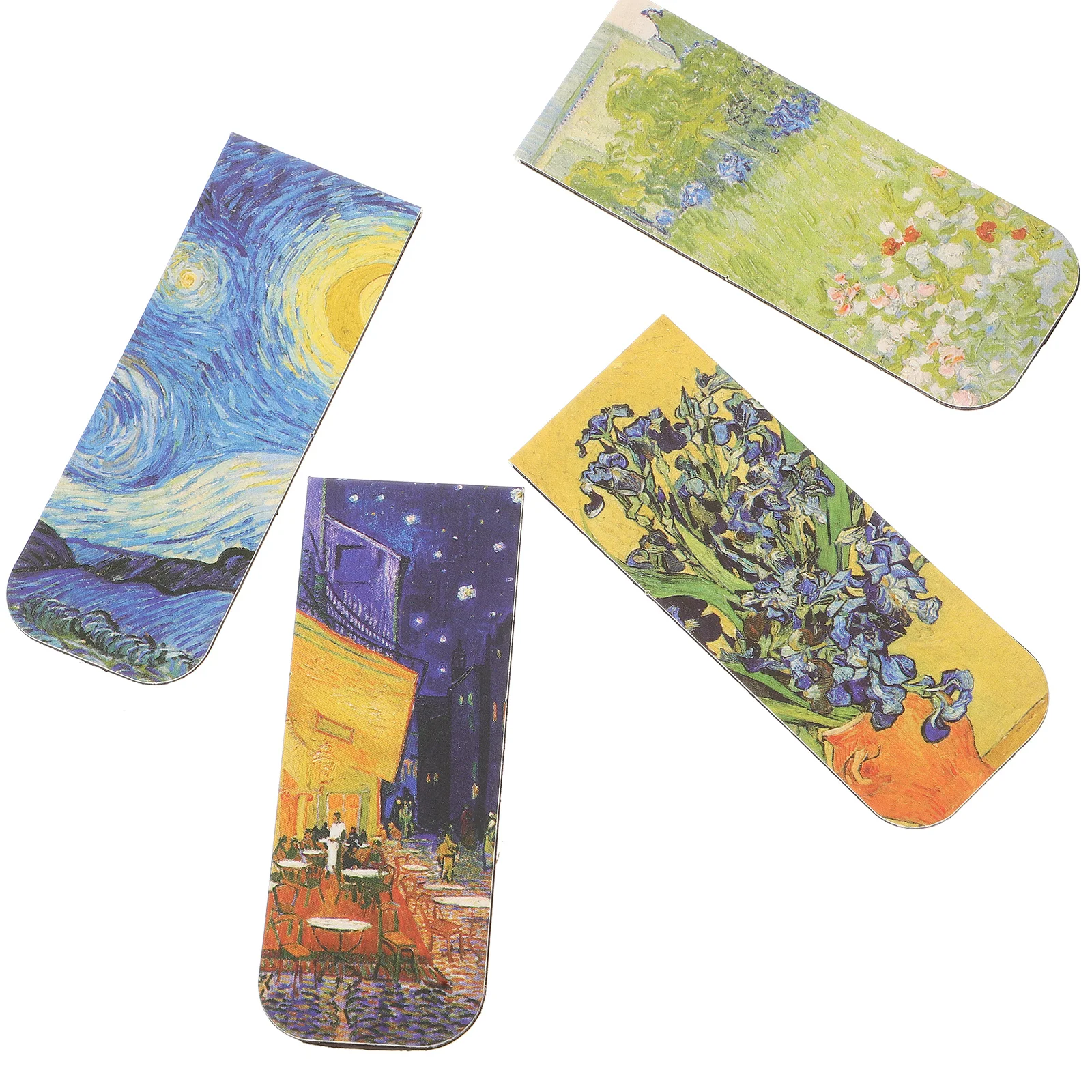 

4Pcs Magnetic Bookmarks Decorative Book Page Markers Small Magnetic Reading Book Markers Gift
